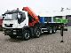 2012 Iveco  AD410T45 8x4 PK74002 crane Truck over 7.5t Stake body photo 6