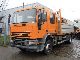 1999 Iveco  ML120E18 Double Cab with Crane Tirre Euro61 Truck over 7.5t Stake body photo 1