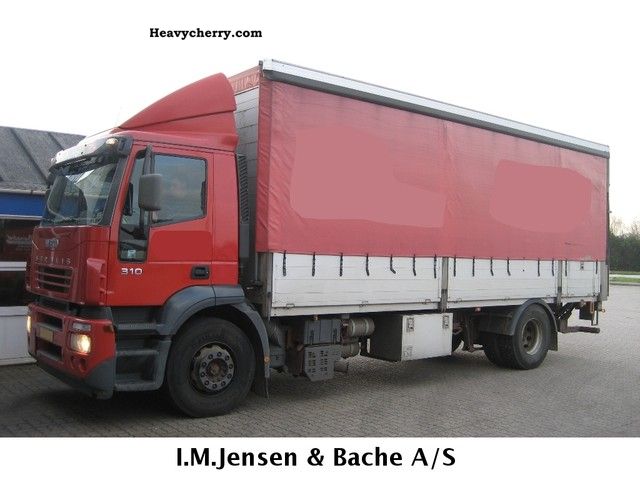 2005 Iveco  AD190S310 FP-D Truck over 7.5t Stake body and tarpaulin photo