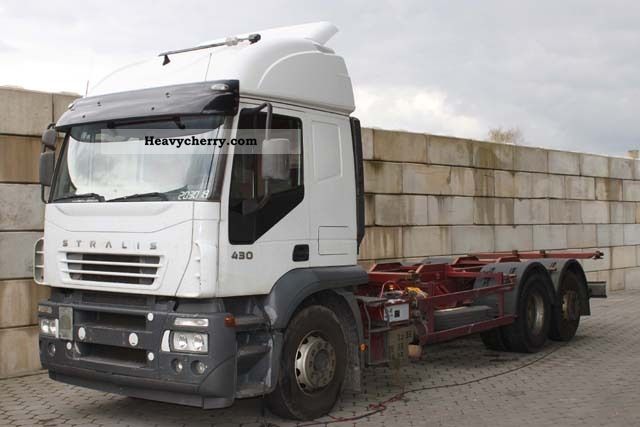 2005 Iveco  260 S 43 6x2 Stralis, BDF, steered trailing axle Truck over 7.5t Swap chassis photo