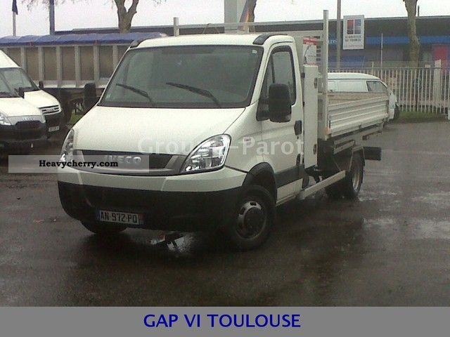 2010 Iveco  35C18 CARG'UP BENNE / CAISSE Van or truck up to 7.5t Roll-off tipper photo