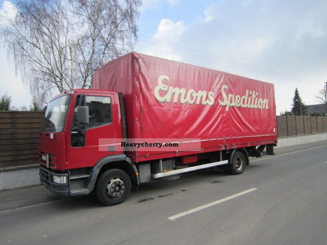 2003 Iveco  120E24 Tector flatbed BEAR bow-LBW1500'AHK Truck over 7.5t Stake body and tarpaulin photo