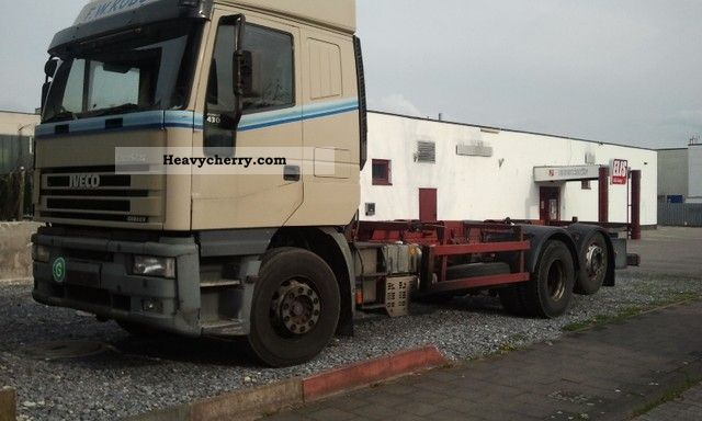 2002 Iveco  Euro Star 440 Truck over 7.5t Swap chassis photo