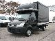 2011 Iveco  Daily 35S18 platform / tilt, sleeper Van or truck up to 7.5t Stake body and tarpaulin photo 1