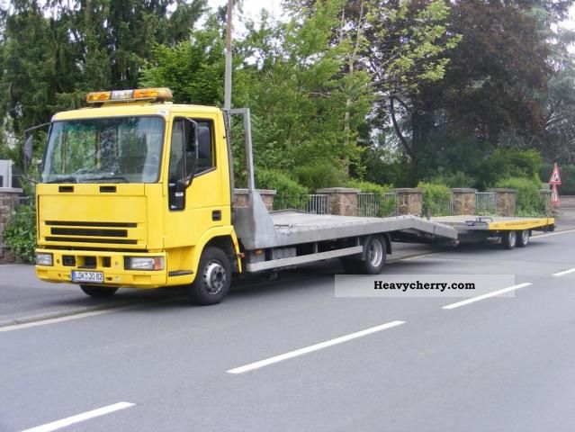1996 Iveco  75 E car transporter Van or truck up to 7.5t Car carrier photo