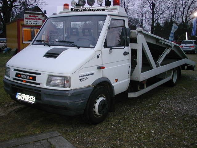 1998 Iveco  Turbo-Daily-59-12 for 2 cars Van or truck up to 7.5t Breakdown truck photo