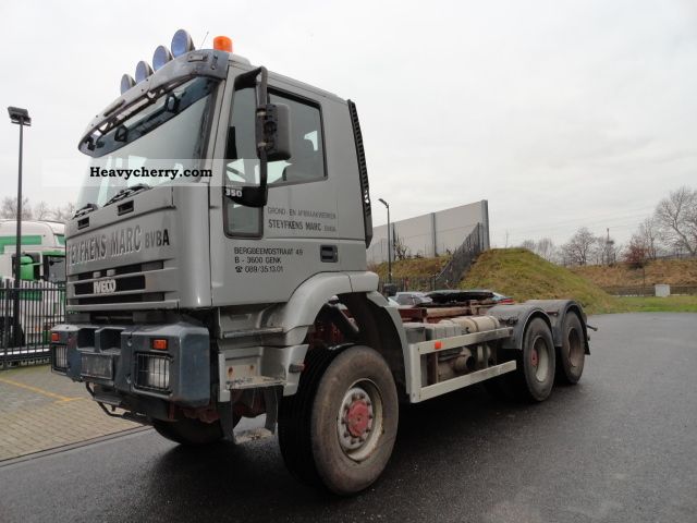 2000 Iveco  MP380W35 tractor / trailer / Hakenabroller Truck over 7.5t Tipper photo