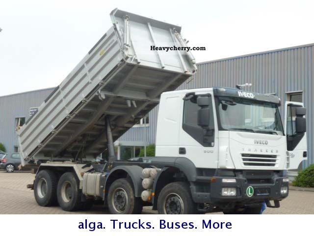 2007 Iveco  410 T 50 km little sun visor, ABS Truck over 7.5t Three-sided Tipper photo