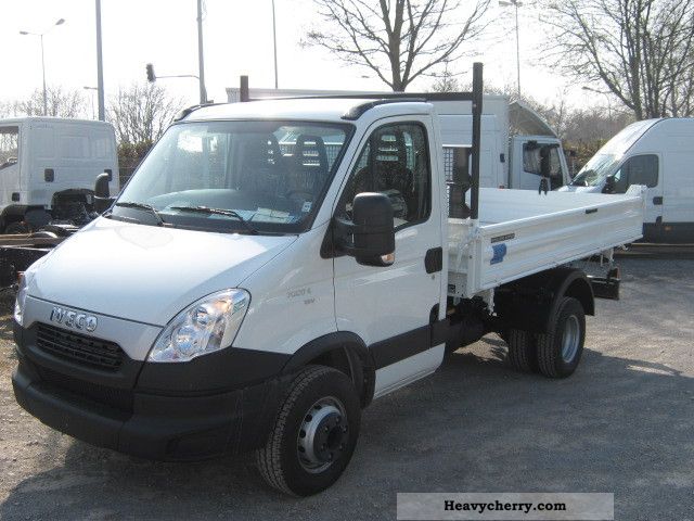 2011 Iveco  Daily 70C17 K Meiller three-way tipper facelift! Van or truck up to 7.5t Tipper photo