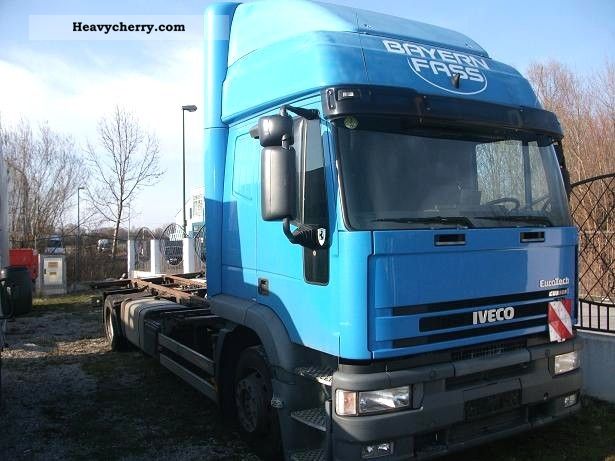 2002 Iveco  19E 350 Eurotec cursor, climate, air spring, Standhz Truck over 7.5t Swap chassis photo