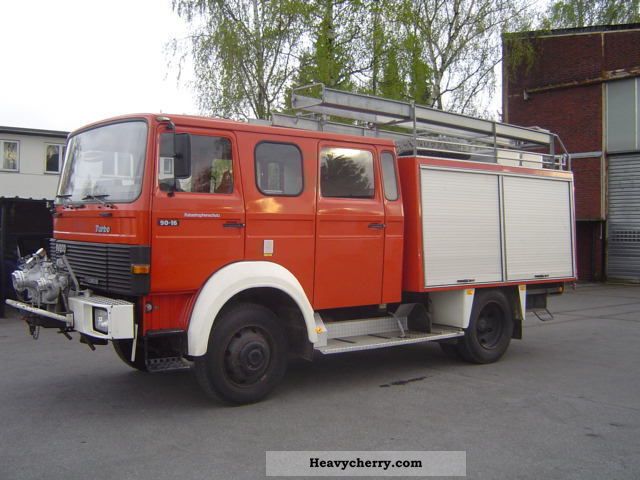 1989 Iveco  Magirus 90-16 4x4 heater 9 seats Truck over 7.5t Other trucks over 7 photo
