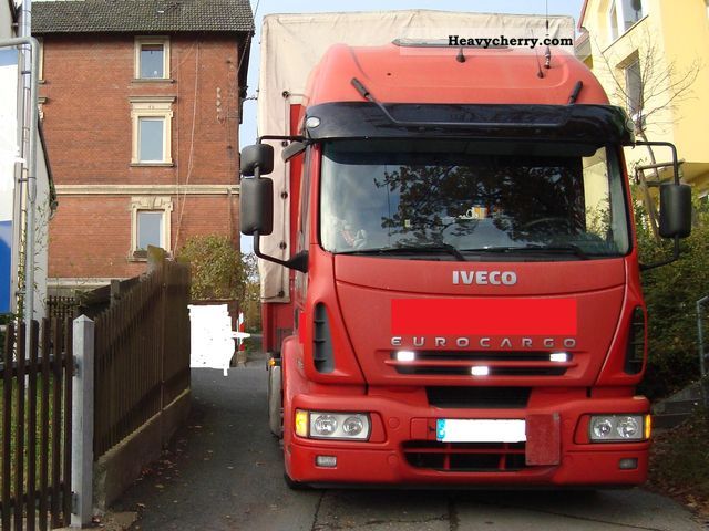 2004 Iveco  Euro Cargo 120E28 large cab Truck over 7.5t Stake body and tarpaulin photo