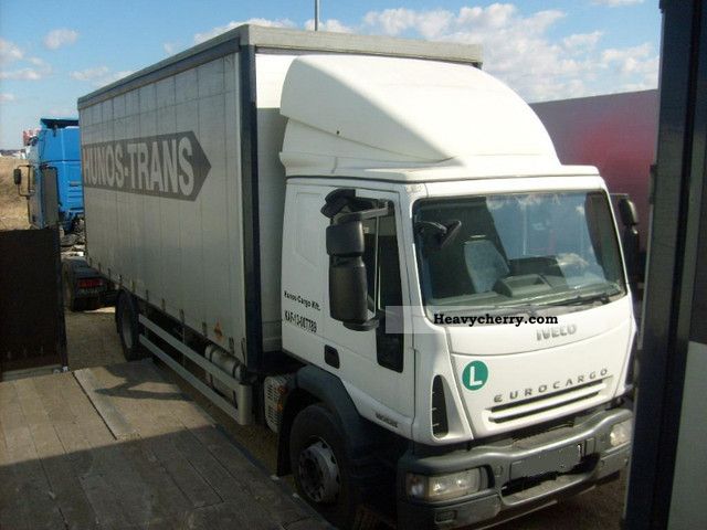 2007 Iveco  Euro Cargo 180E 300 Truck over 7.5t Stake body and tarpaulin photo
