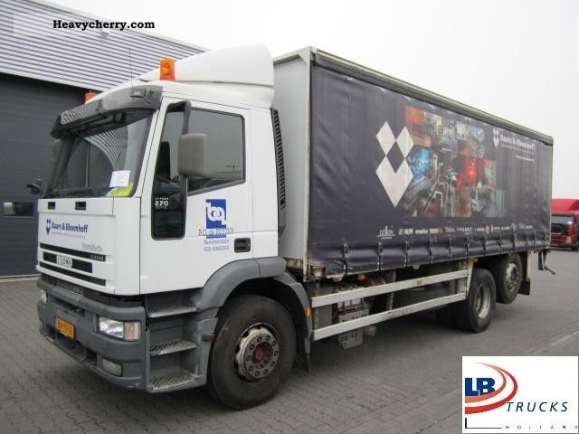 2003 Iveco  Eurotech 260 E 27 Cursor Truck over 7.5t Stake body and tarpaulin photo