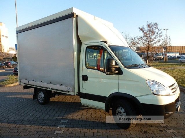 2008 Iveco  35S14 Van or truck up to 7.5t Stake body and tarpaulin photo