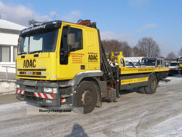 2000 Iveco  MH190E27 / P + sliding crane / directly from ADAC-operation Truck over 7.5t Breakdown truck photo