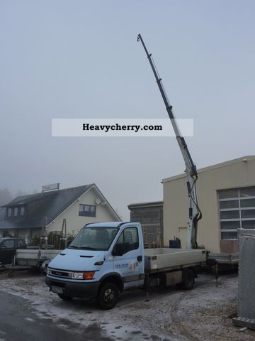 2001 Iveco  50c13 Van or truck up to 7.5t Truck-mounted crane photo