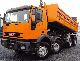 1994 Iveco  340 EH 37 8x4 hook leaf AP retarder with container Truck over 7.5t Roll-off tipper photo 1