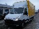 Iveco  Daily 35C15L flatbed, tilt LBW 2011 Stake body and tarpaulin photo