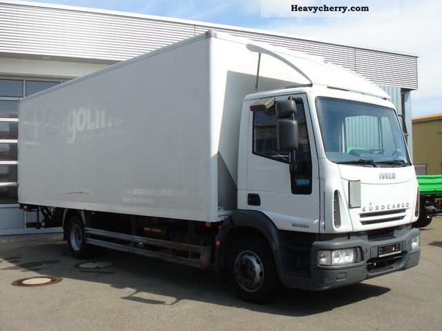 2005 Iveco  Euro Cargo ML120E24 case 7.20 m, LBW Truck over 7.5t Box photo