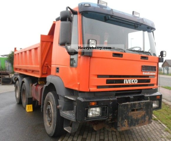 2003 Iveco  Euro Trakker, snow shield plate, Meiller, 6x4 Truck over 7.5t Three-sided Tipper photo