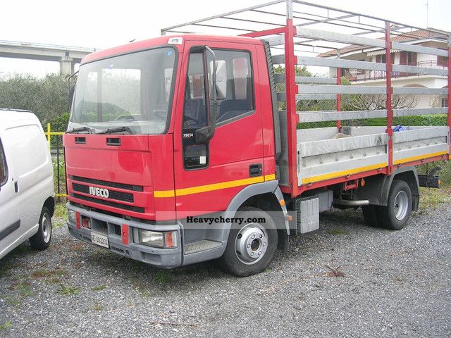 1991 Iveco  75E14 Van or truck up to 7.5t Stake body photo