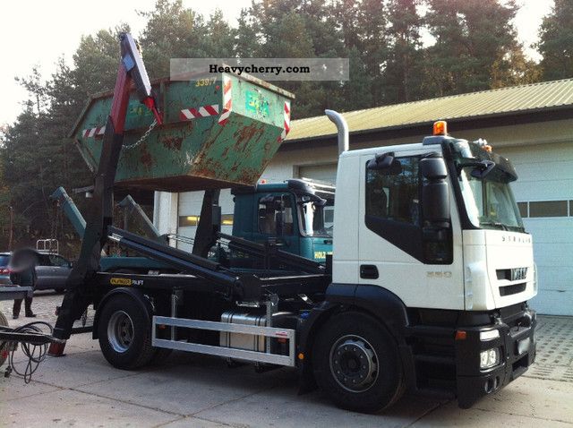 2011 Iveco  Stralis AD190S36 / P * HAMMER * skip EEV Truck over 7.5t Tipper photo