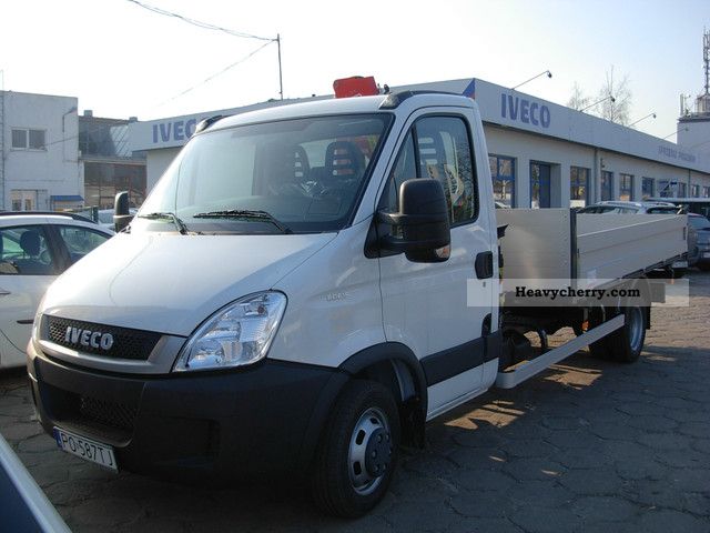 2011 Iveco  Daily 50C15 3-way tipper + crane Fassi Van or truck up to 7.5t Truck-mounted crane photo