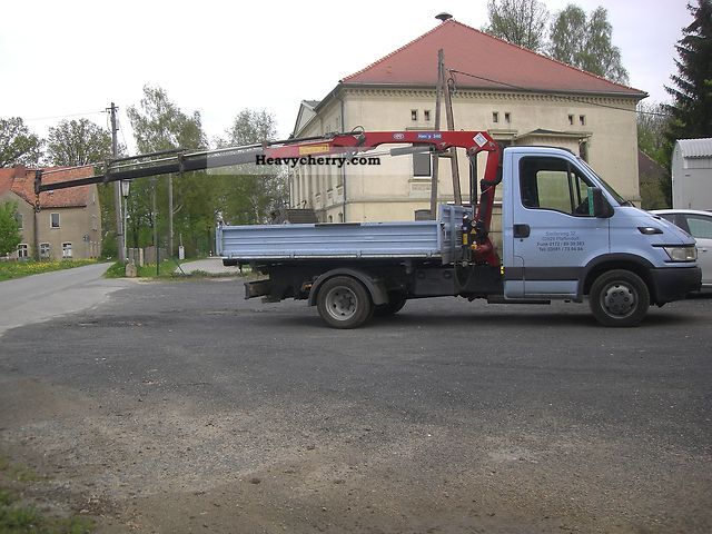 2006 Iveco  50C14K Van or truck up to 7.5t Truck-mounted crane photo