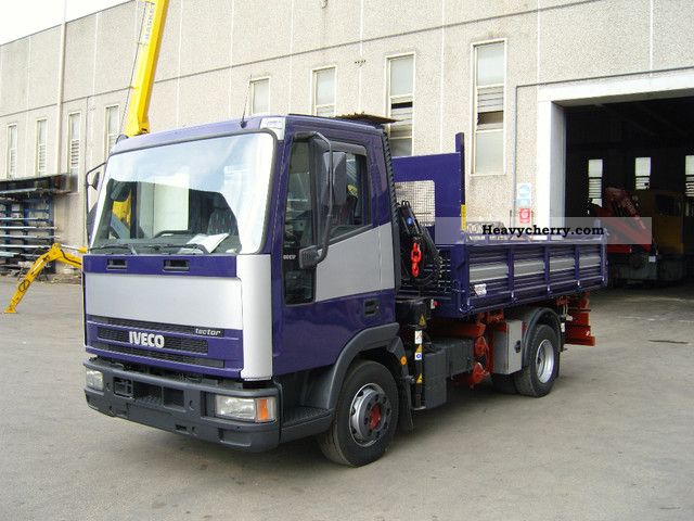 2001 Iveco  EUROCARGO 80 E 17 TECTOR Van or truck up to 7.5t Truck-mounted crane photo