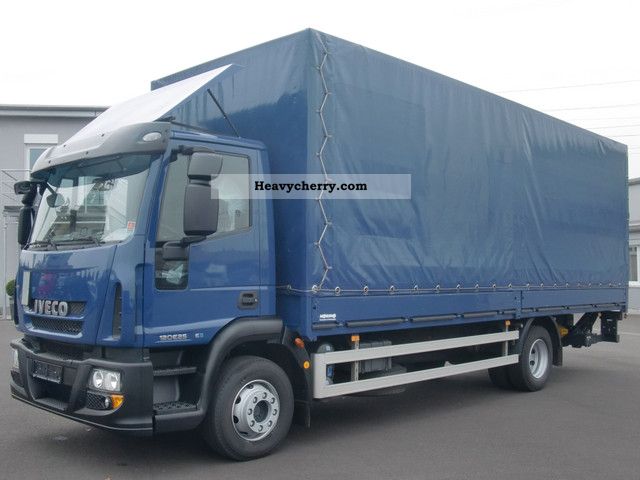 2010 Iveco  Euro Cargo 120 E 25 / P AIR LBW AHK Truck over 7.5t Stake body and tarpaulin photo
