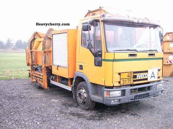 1995 Iveco  80E15 Knierim up for oily waste Van or truck up to 7.5t Refuse truck photo