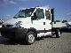 Iveco  Daily - 35S11D - Platform with double cab 2011 Stake body photo