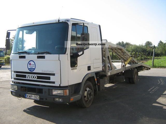 2001 Iveco  75 E 15 Van or truck up to 7.5t Car carrier photo