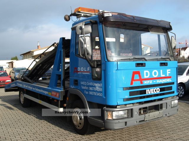 1995 Iveco  75E15 Van or truck up to 7.5t Car carrier photo