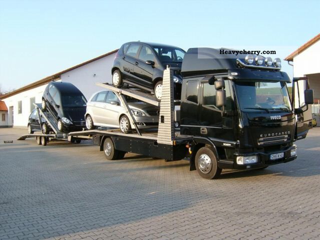 2007 Iveco  Cargo 80E21 € 5-train Van or truck up to 7.5t Car carrier photo