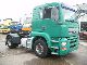 2001 MAN  TGA01 manual transmission, 410 hp Semi-trailer truck Standard tractor/trailer unit photo 1