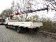 2001 MAN  14 224 flatbed with crane Palfinger PK 9500 Truck over 7.5t Stake body photo 3