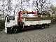 2001 MAN  14 224 flatbed with crane Palfinger PK 9500 Truck over 7.5t Stake body photo 8