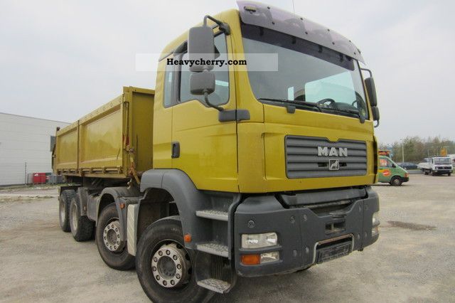 2006 MAN  32 430-8x4-common rail-GERMAN AIR-VEHICLE Truck over 7.5t Three-sided Tipper photo