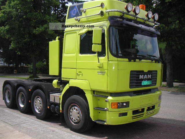 2001 MAN  FA 460 8x4 MANUAL GEARBOX! Semi-trailer truck Heavy load photo