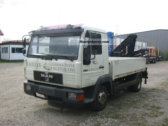 1994 MAN  8163 L2000 mobile crane Van or truck up to 7.5t Truck-mounted crane photo