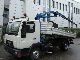 MAN  L2000 Meiller three-way tipper with crane and hook 1997 Truck-mounted crane photo