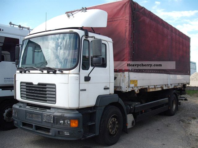 1999 MAN  19 314 FLL BDF LBW particulate green badge Truck over 7.5t Swap chassis photo