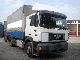 1998 MAN  19 403 air / Retarder / ZF gearbox! Truck over 7.5t Stake body and tarpaulin photo 2