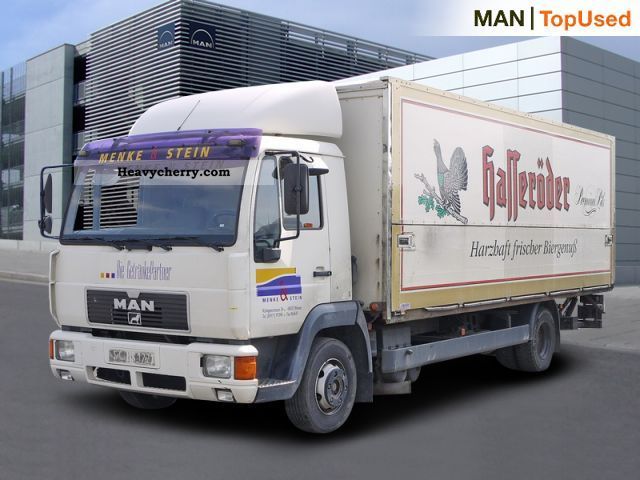 2001 MAN  12 220 BC, box drinks, LBW, rear air suspension Truck over 7.5t Beverage photo