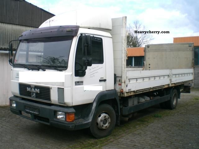 1999 MAN  12 224 Flatbed with LBW Truck over 7.5t Stake body photo