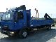 2004 MAN  L2000 12 180 4x2 crane Truck over 7.5t Stake body photo 1