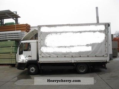 2003 MAN  8180 HA Luftgefedert / liftgate Truck over 7.5t Stake body and tarpaulin photo