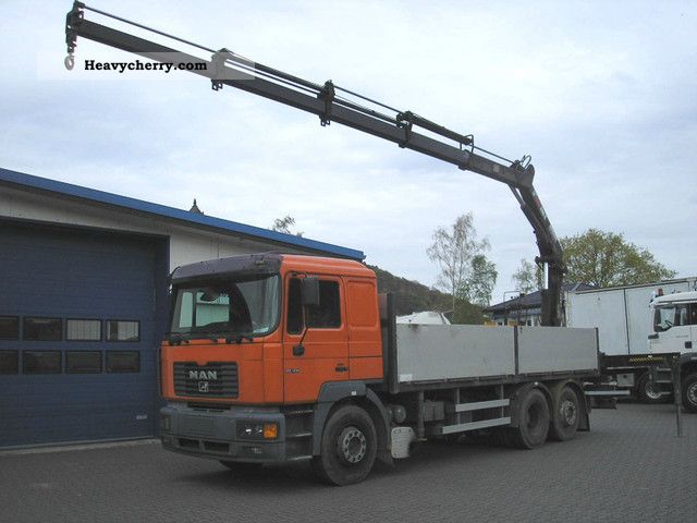 2000 MAN  26.414 6x2 Lorry with crane Truck over 7.5t Truck-mounted crane photo